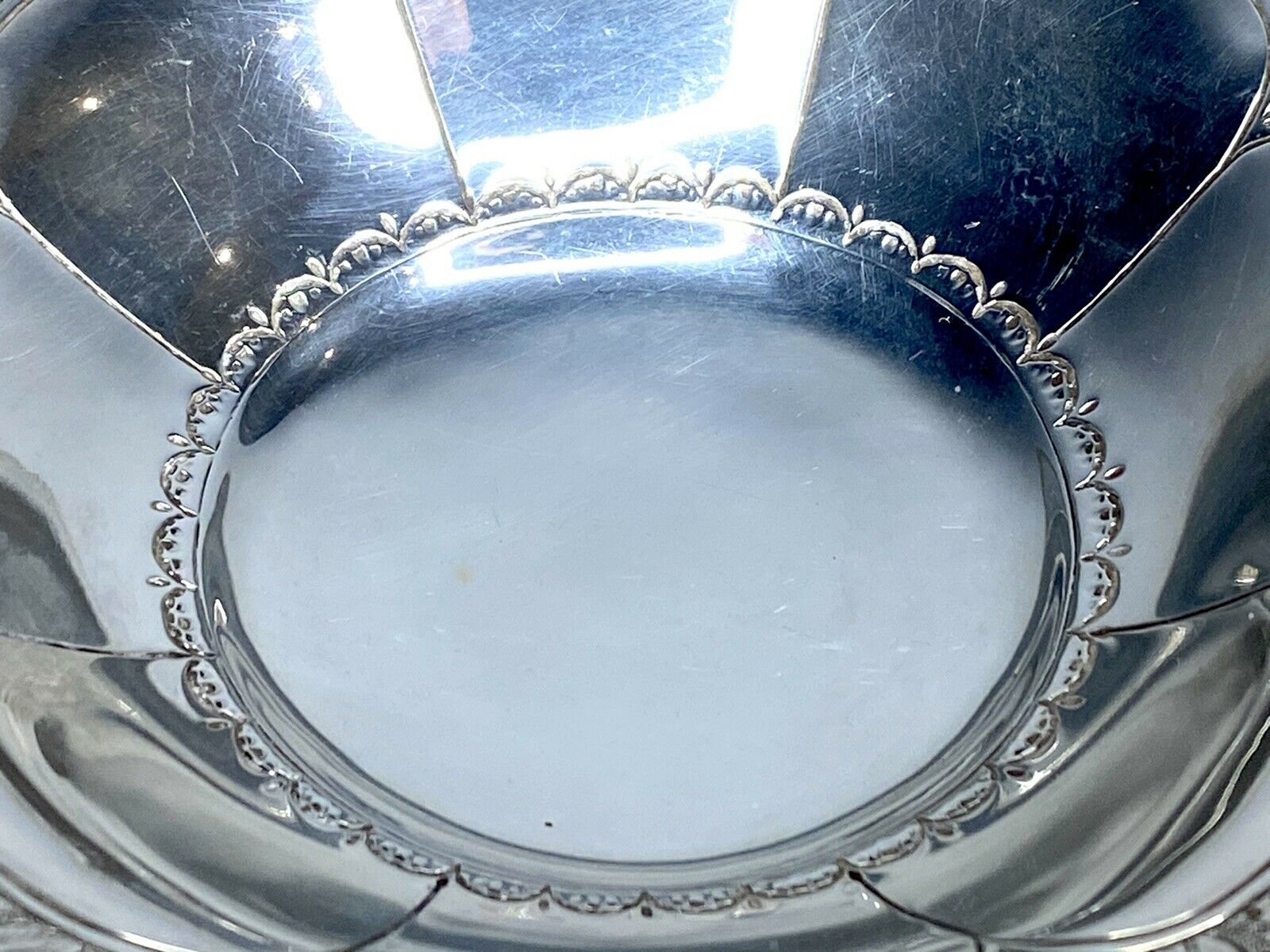 Georgian Engraved Silver Bowl By Samuel Strahan, London 1808