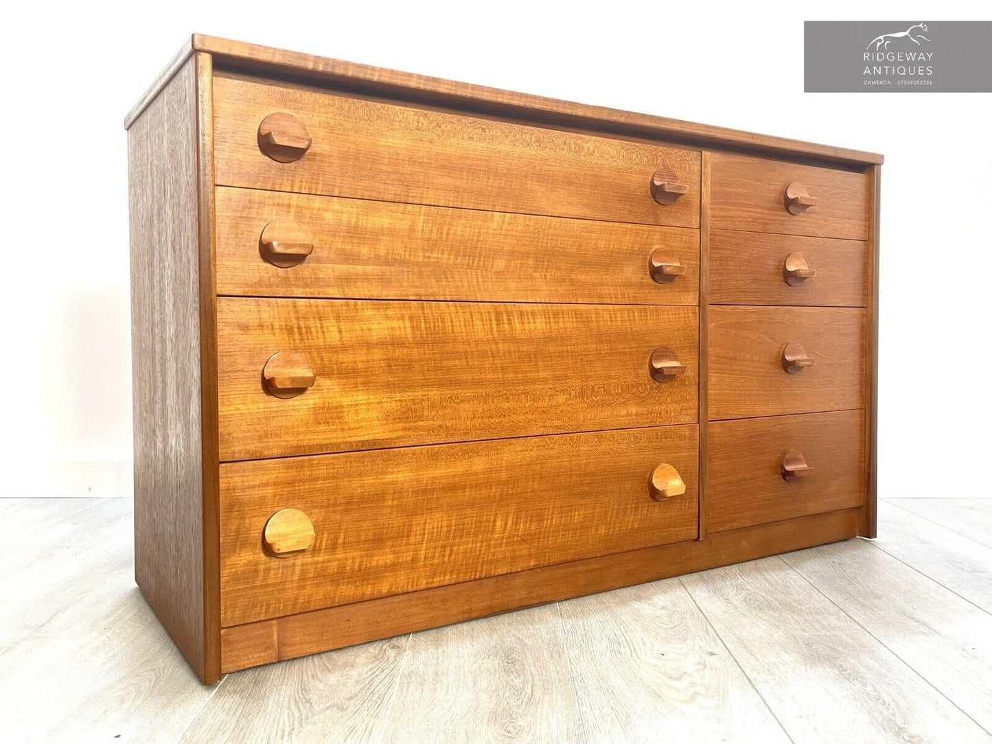 Stag Cantata, Mid Century Teak Chest of Drawers