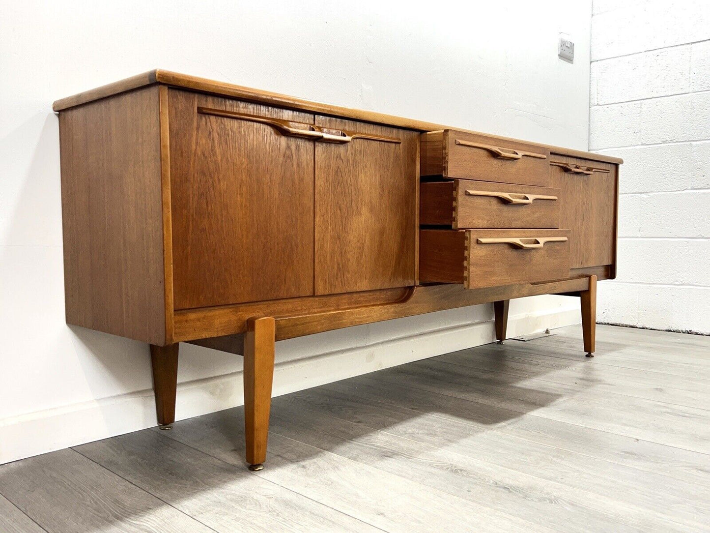 Jentique, Mid Century Teak Long Sideboard