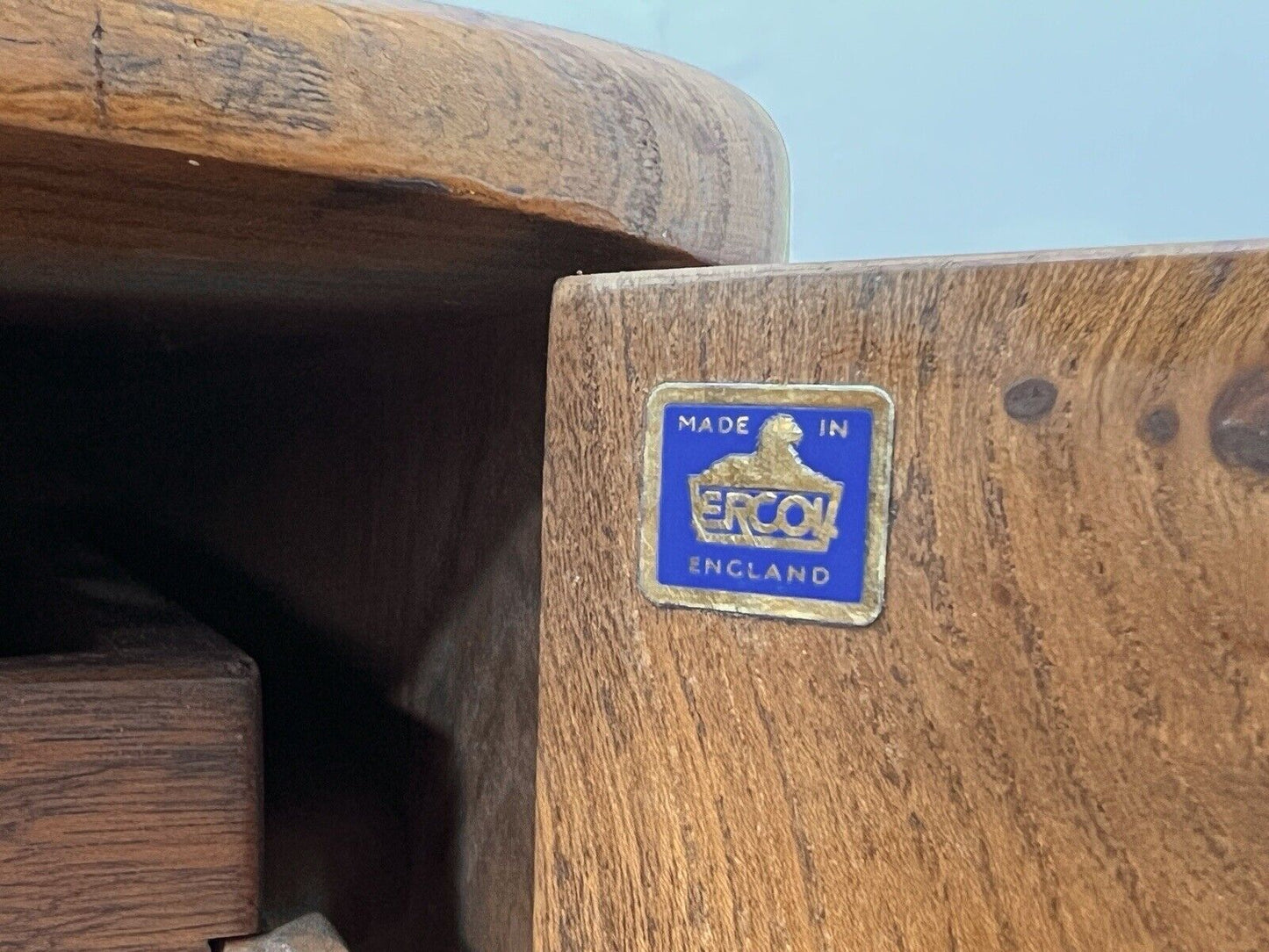 Ercol Model 429, Vintage Blue Label Sideboard on Castors