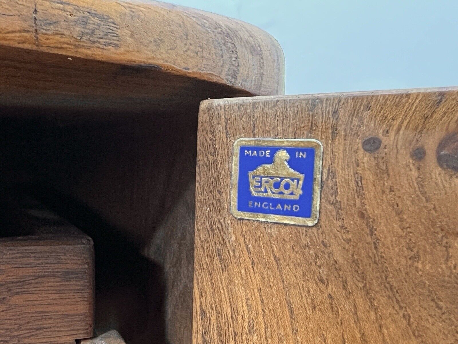 Ercol Model 429, Vintage Blue Label Sideboard on Castors
