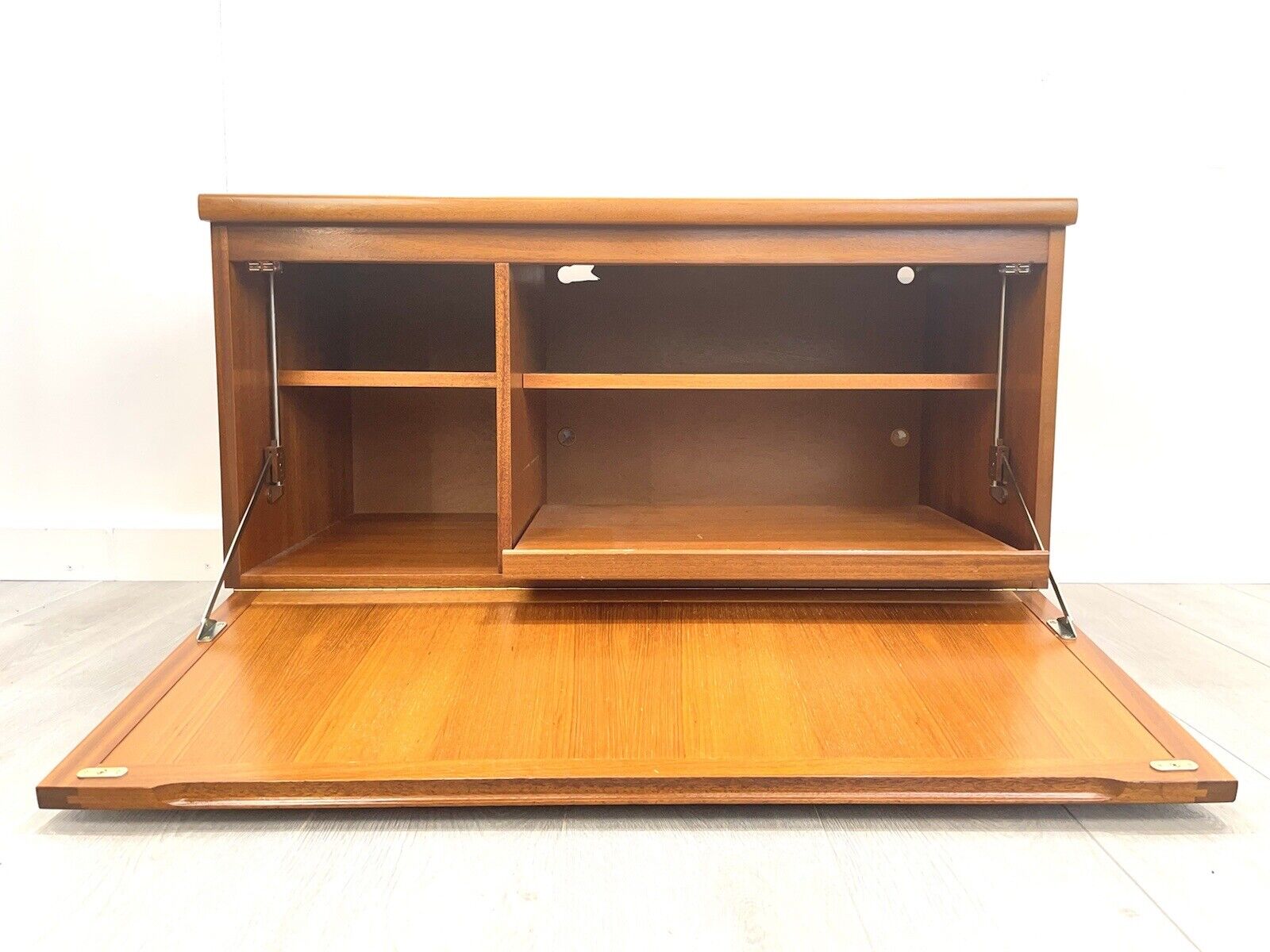 Nathan Squares, Mid Century Teak TV Unit / Short Sideboard