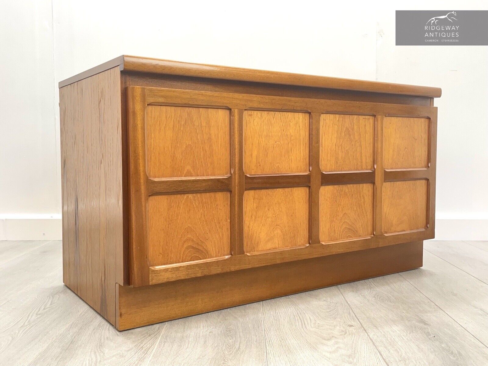 Nathan Squares, Mid Century Teak TV Unit / Short Sideboard