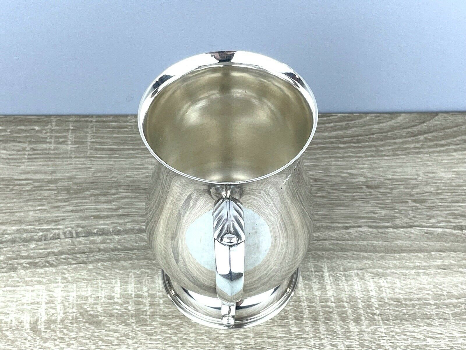 Silver Pint Tankard, Birmingham 1987 by S J Rose & Son