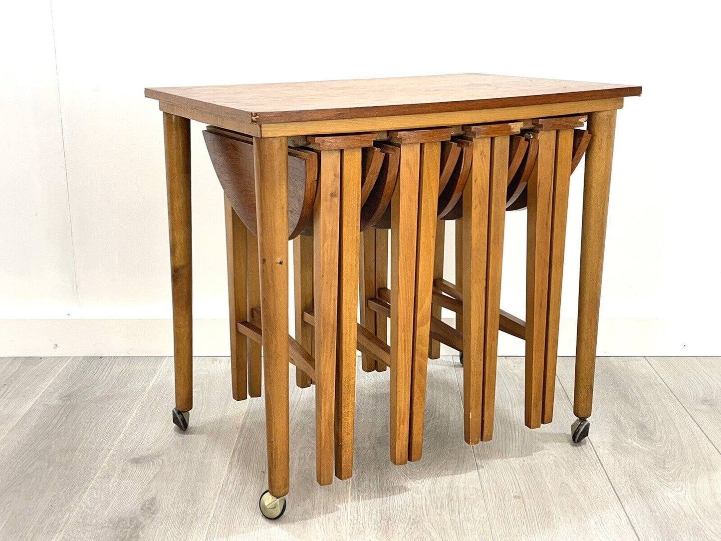 Poul Hundevad, Mid Century, Nesting Folding Tables