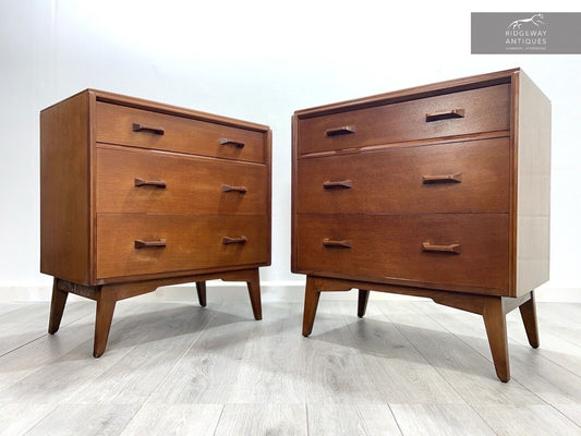 Pair of G Plan / E Gomme Brandon, Mid Century 3 Drawer Chest of Drawers