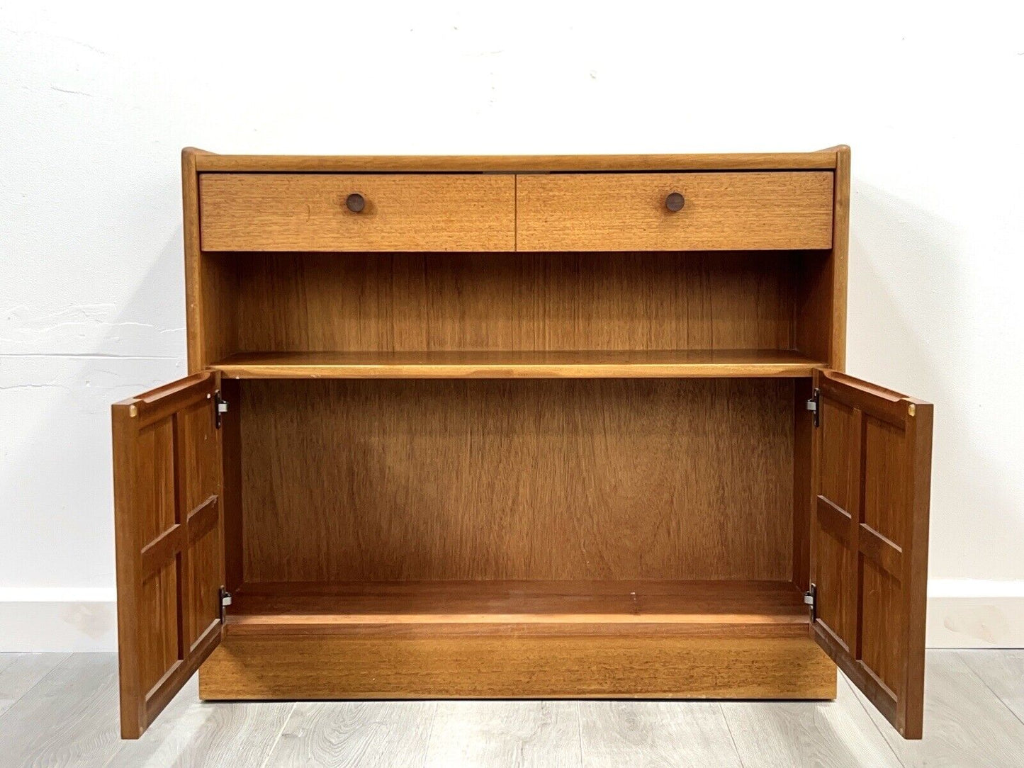 Nathan / Parker Knoll Squares, Mid Century Cupboard / Compact Sideboard