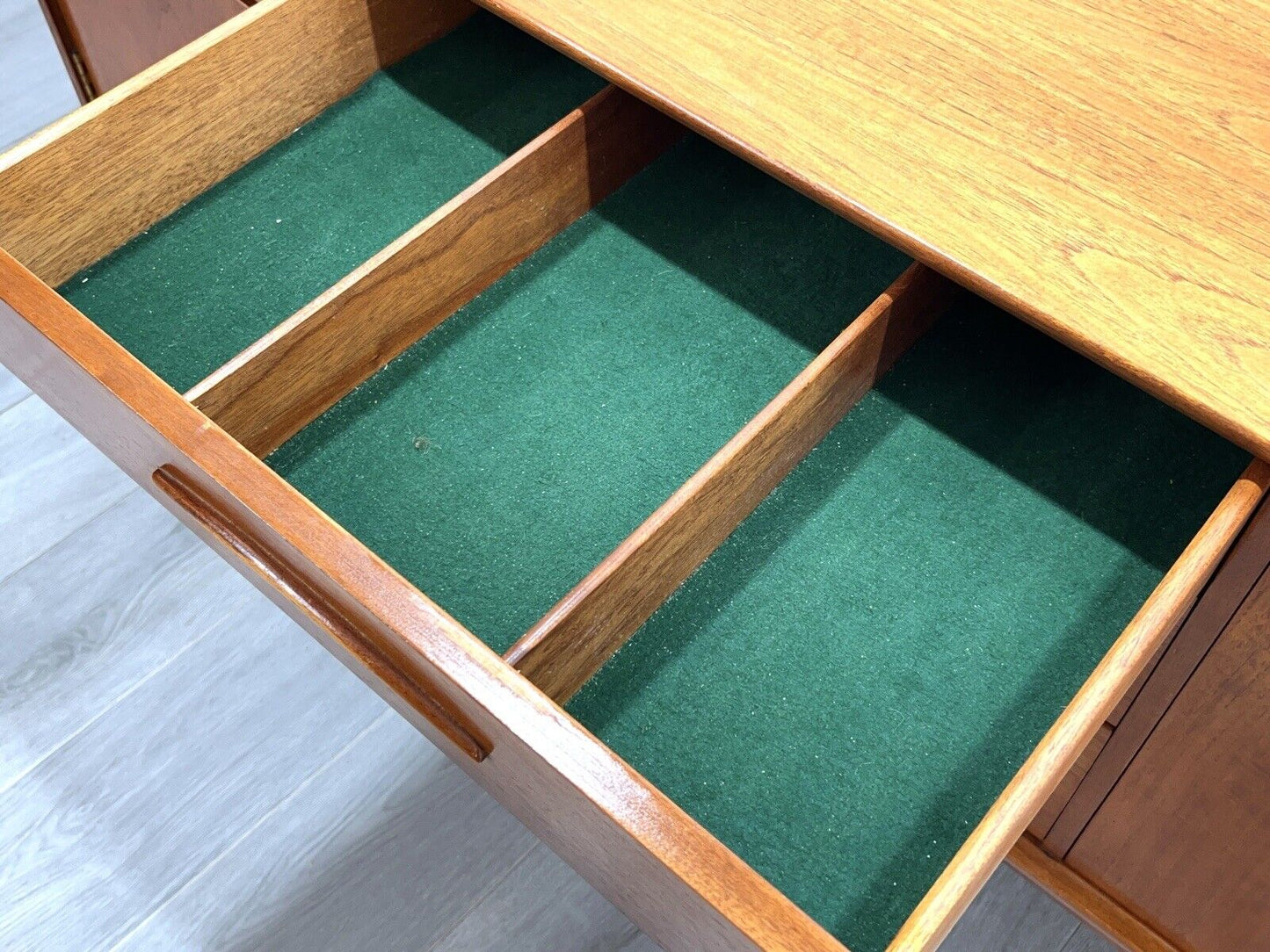 Jentique, Mid Century Teak Compact Sideboard / Credenza