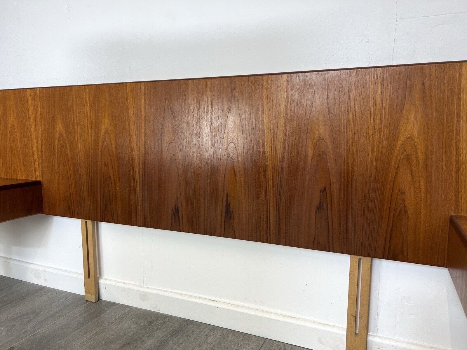 G Plan Fresco, Mid Century Teak Headboard with Drawers