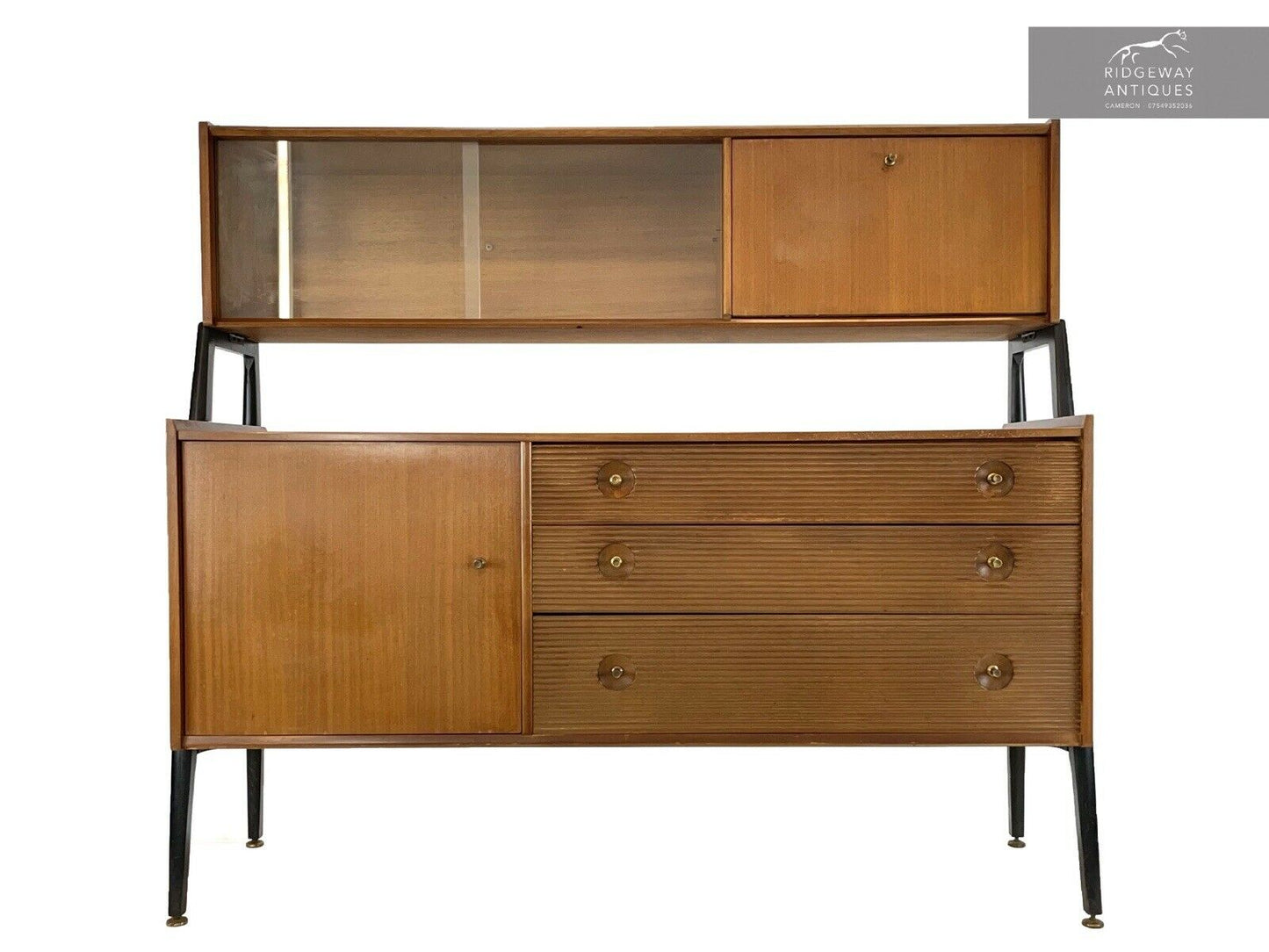 Nathan, High Sideboard / Highboard, Retro / Mid Century Design