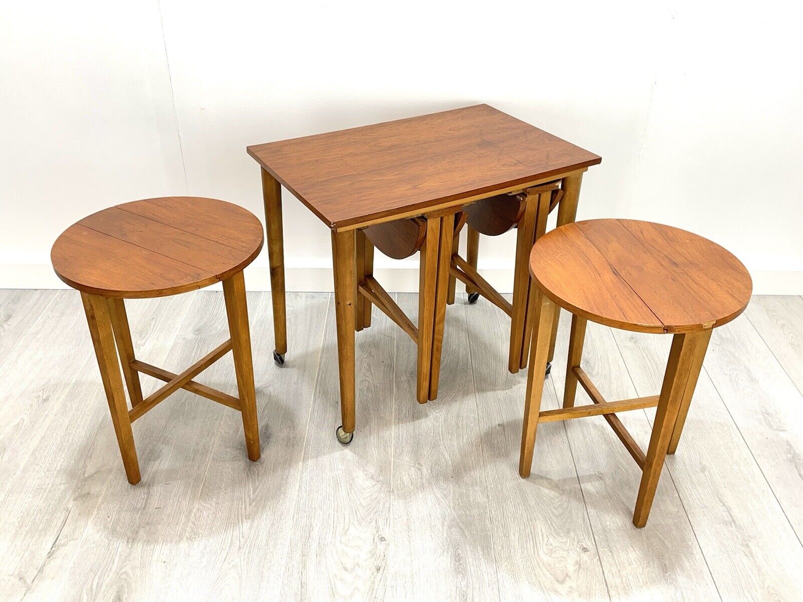 Poul Hundevad, Mid Century, Nesting Folding Tables