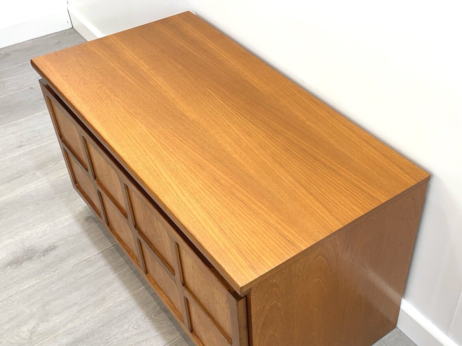 Nathan Squares, Mid Century Teak TV Unit / Short Sideboard