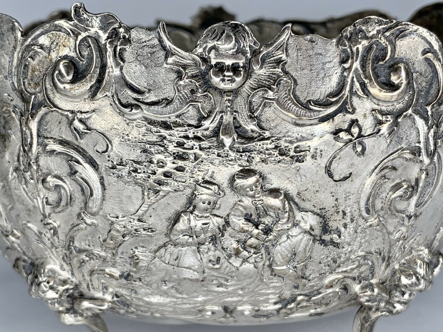 Hanau 800 Grade Silver Twin Handled Bowl By Neresheimer & Sohne