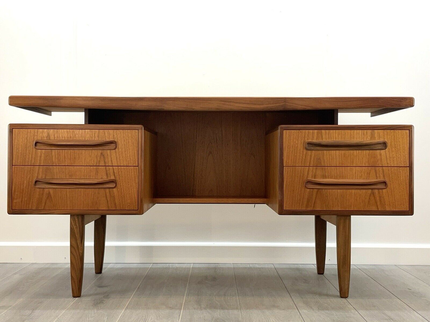 G Plan Fresco, Mid-Century Modern, Teak Desk - V. B. Wilkins