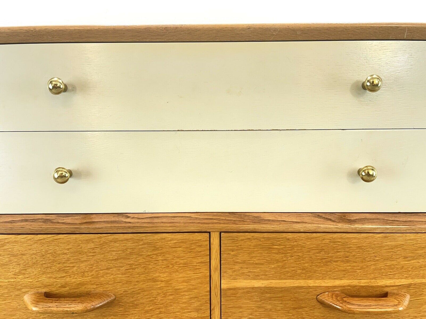 G Plan / E Gomme, MCM White China Sideboard / Chest of Drawers