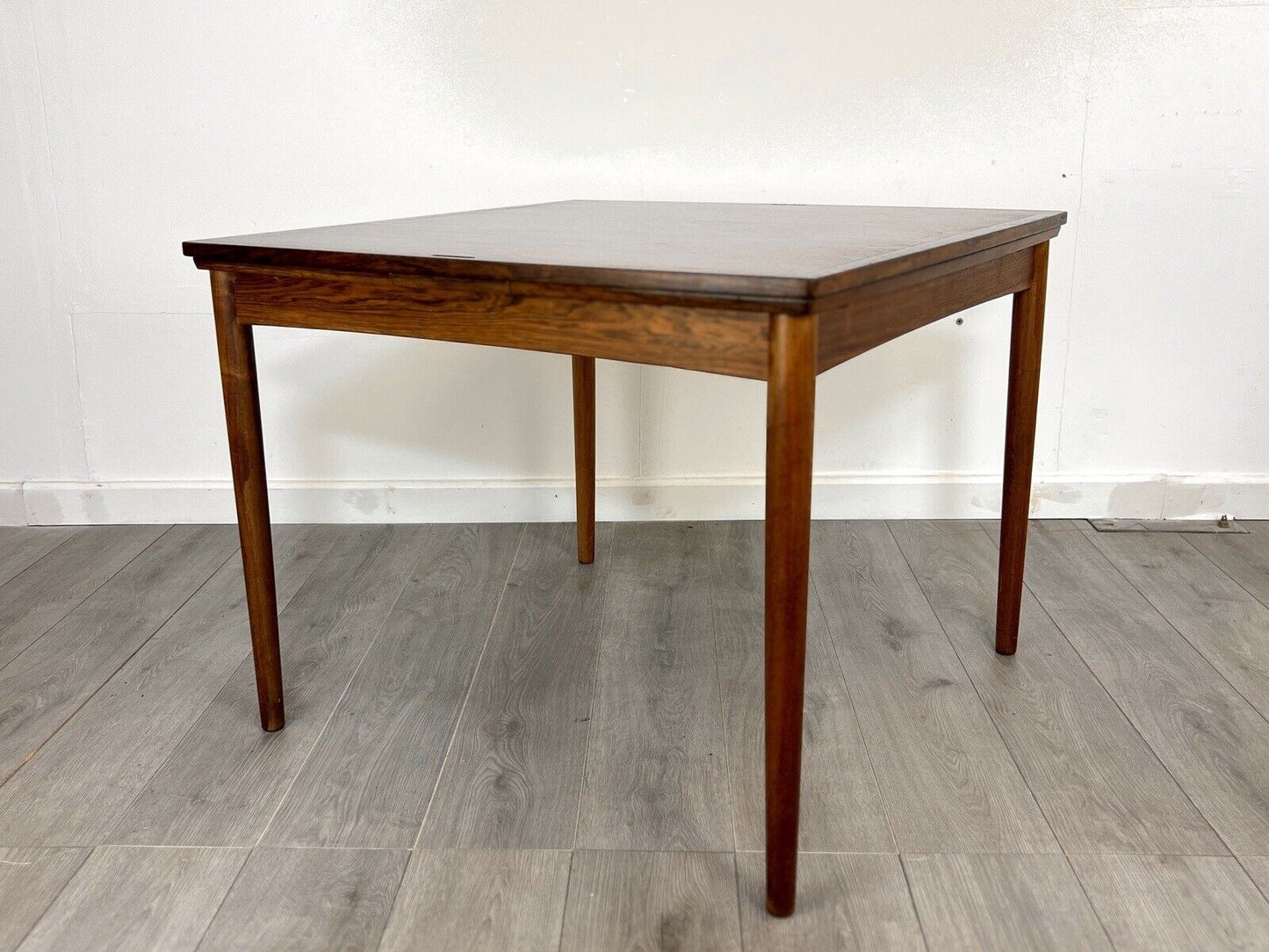 Poul Hundevad, Mid Century Reversible Rosewood Dining Table and Card Table