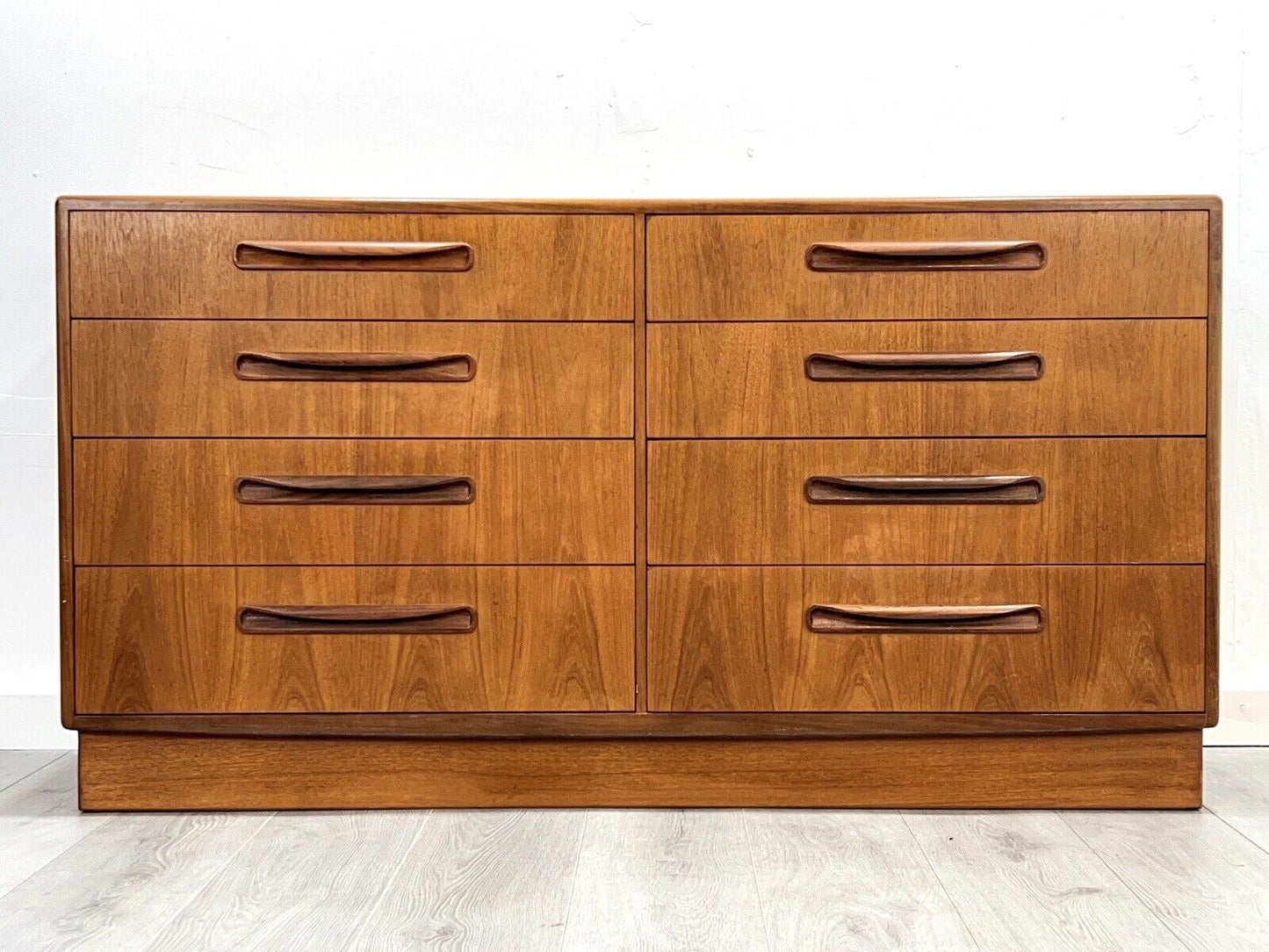 G Plan Fresco, Mid Century Bank Of 8 Drawers / Chest Of Drawers