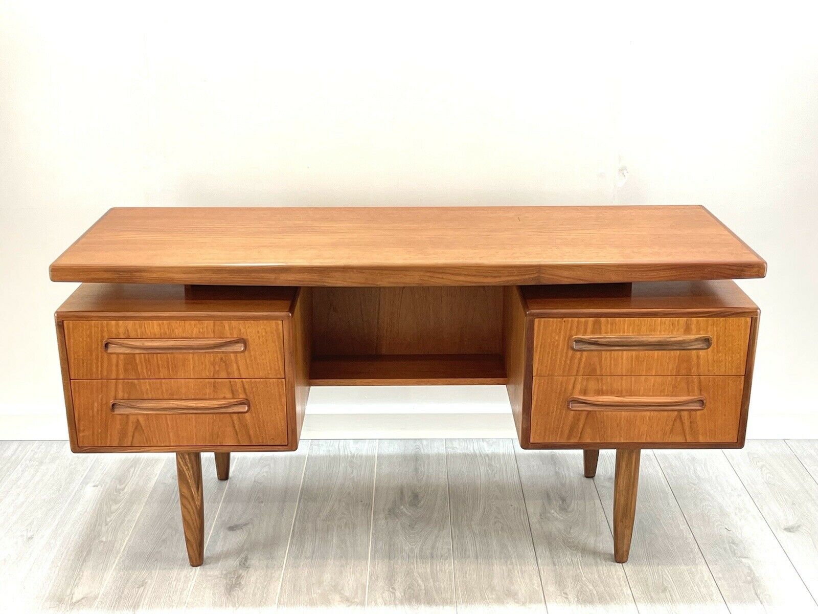 G Plan Fresco, Mid-Century Modern, Teak Desk - V. B. Wilkins