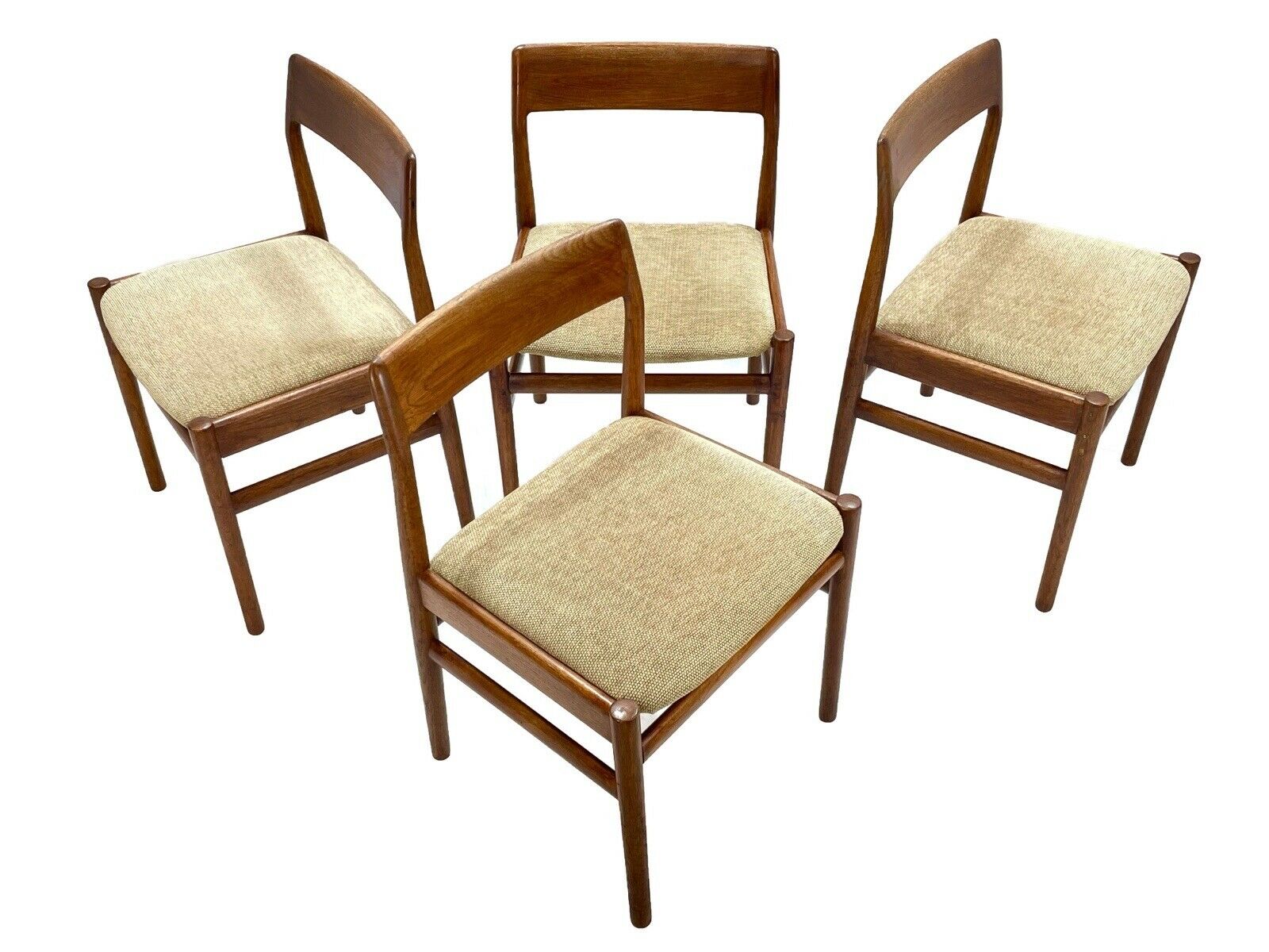 Dalescraft, Mid Century Modern, Set Of 4 Dining Chairs - Danish Style