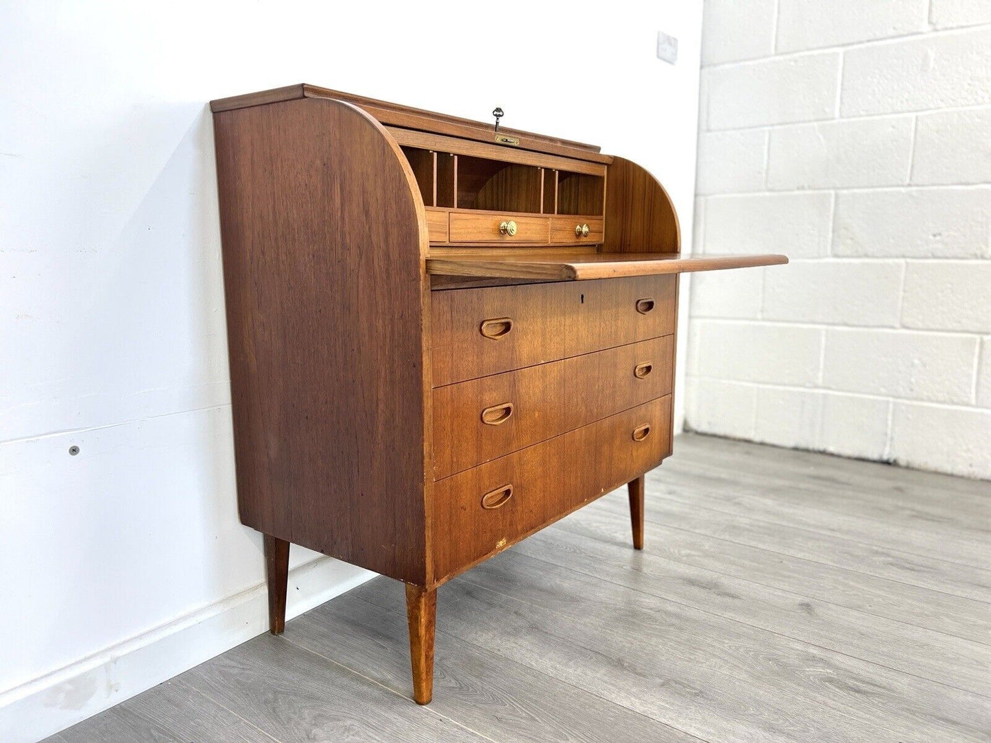 Egon Ostergaard, Vintage Swedish Teak Bureau