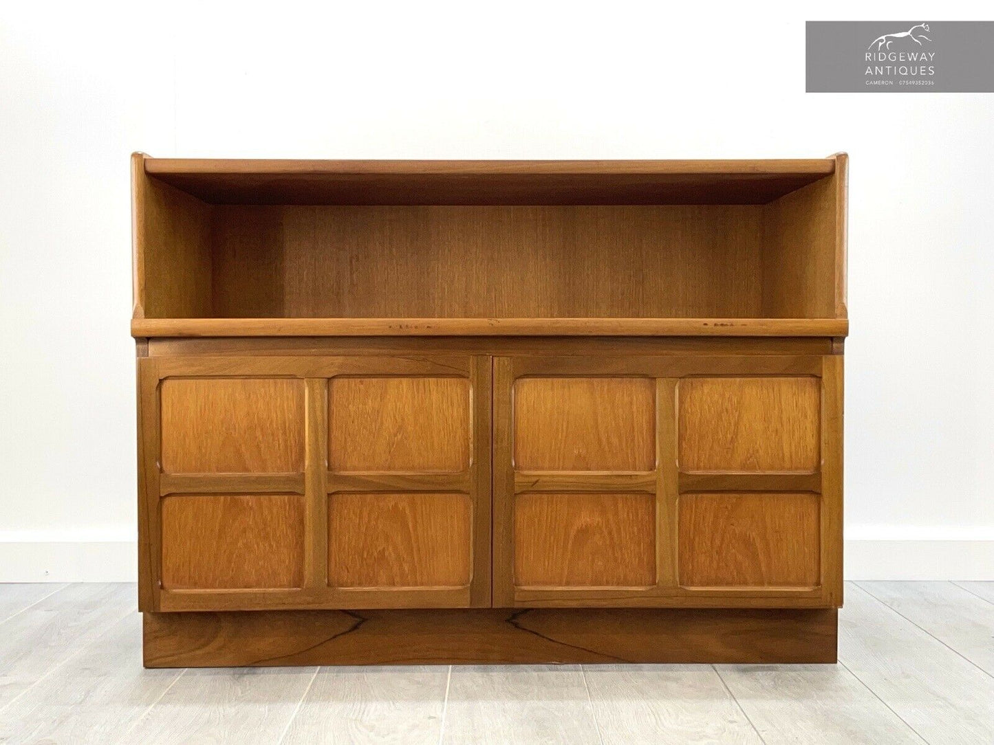 Nathan / Parker Knoll Squares, Mid Century Teak Compact Sideboard / Cupboard