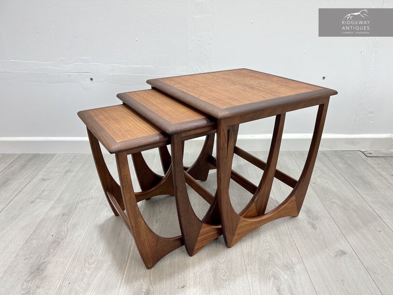 G Plan Astro, Nest of 3 Teak Tables