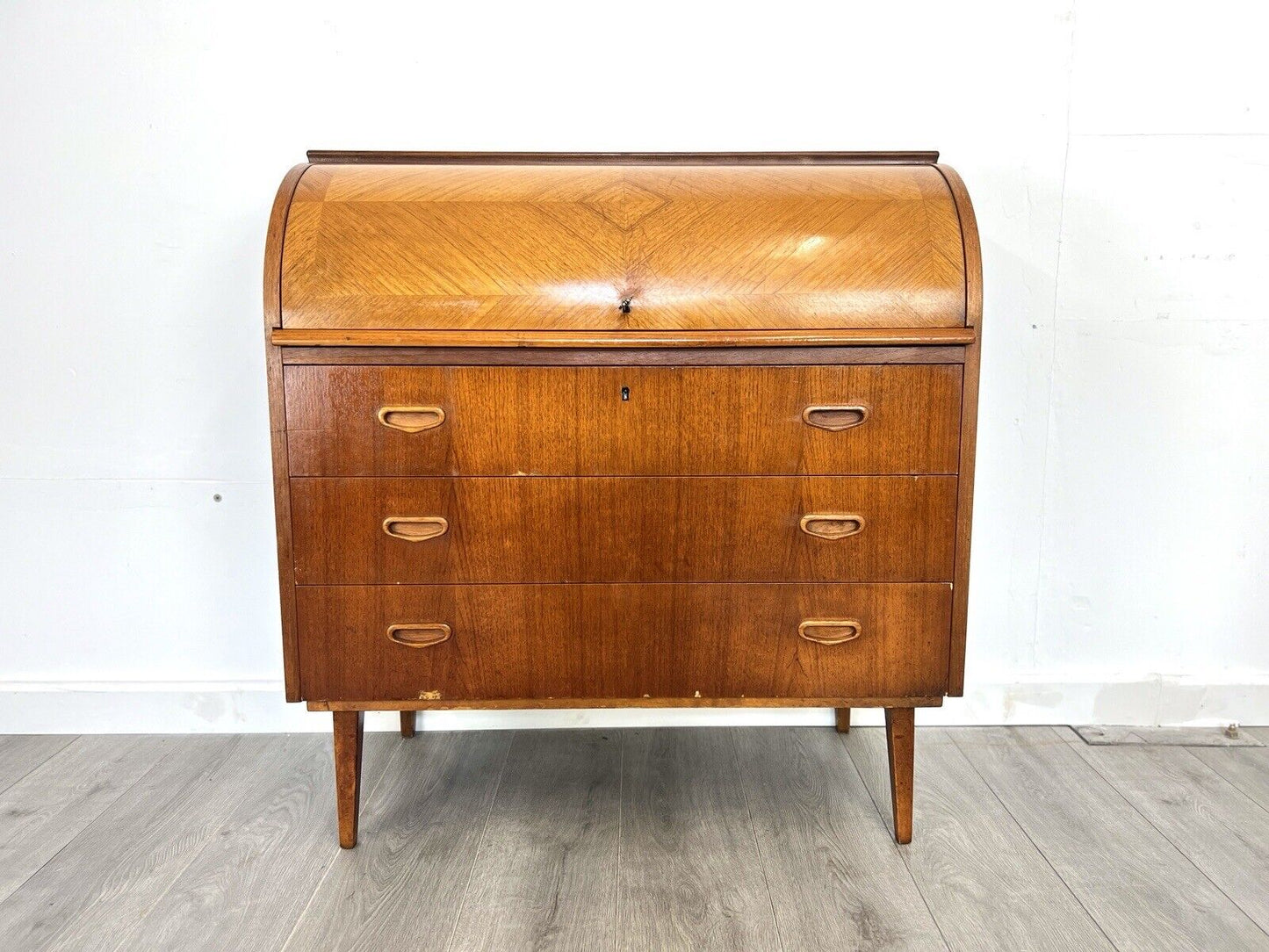 Egon Ostergaard, Vintage Swedish Teak Bureau