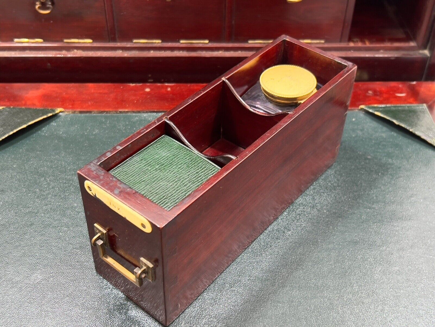 Edwardian, Campaign Style and Inlaid Travelling Writing Desk