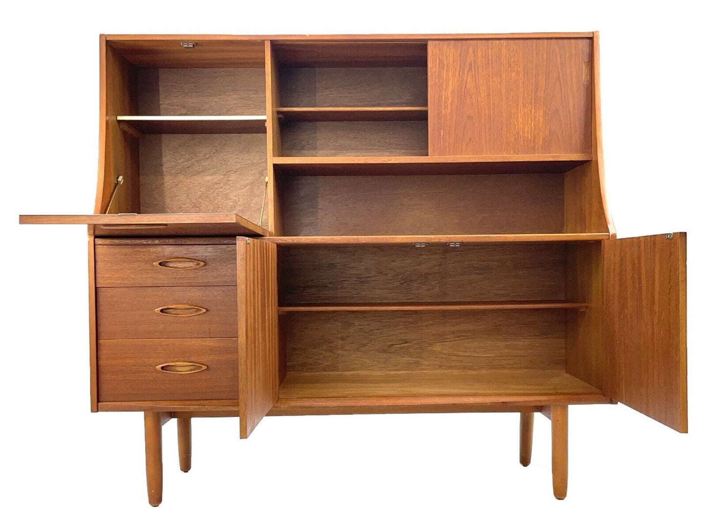 Jentique, MCM / Retro Teak Highboard / High Sideboard