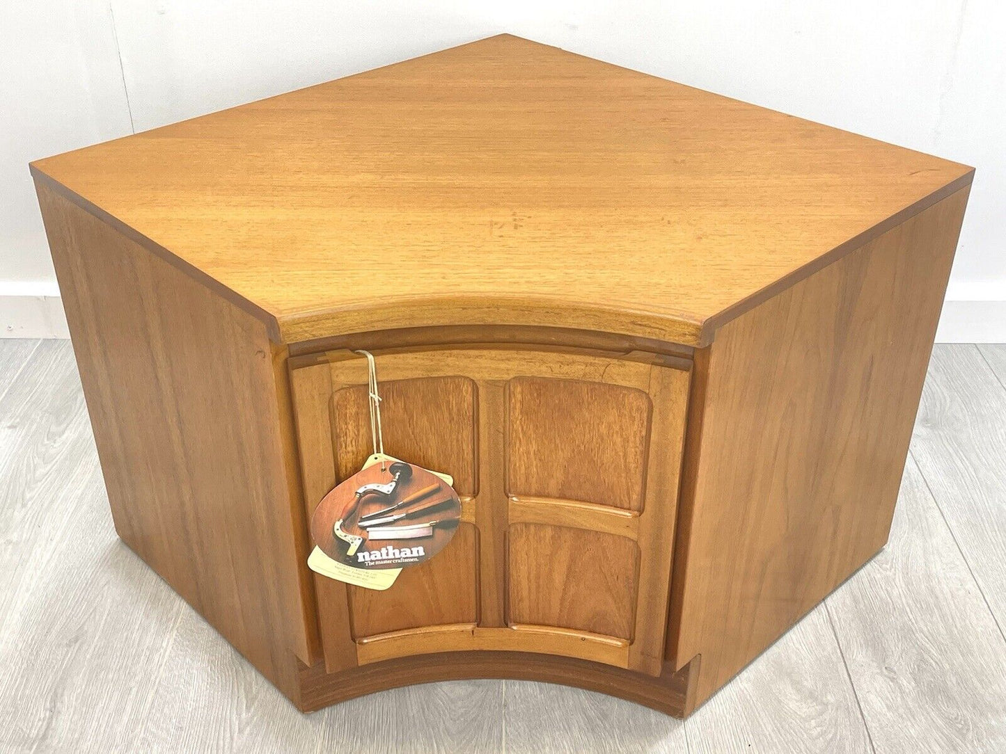 Nathan Squares, Mid Century Teak Corner Unit