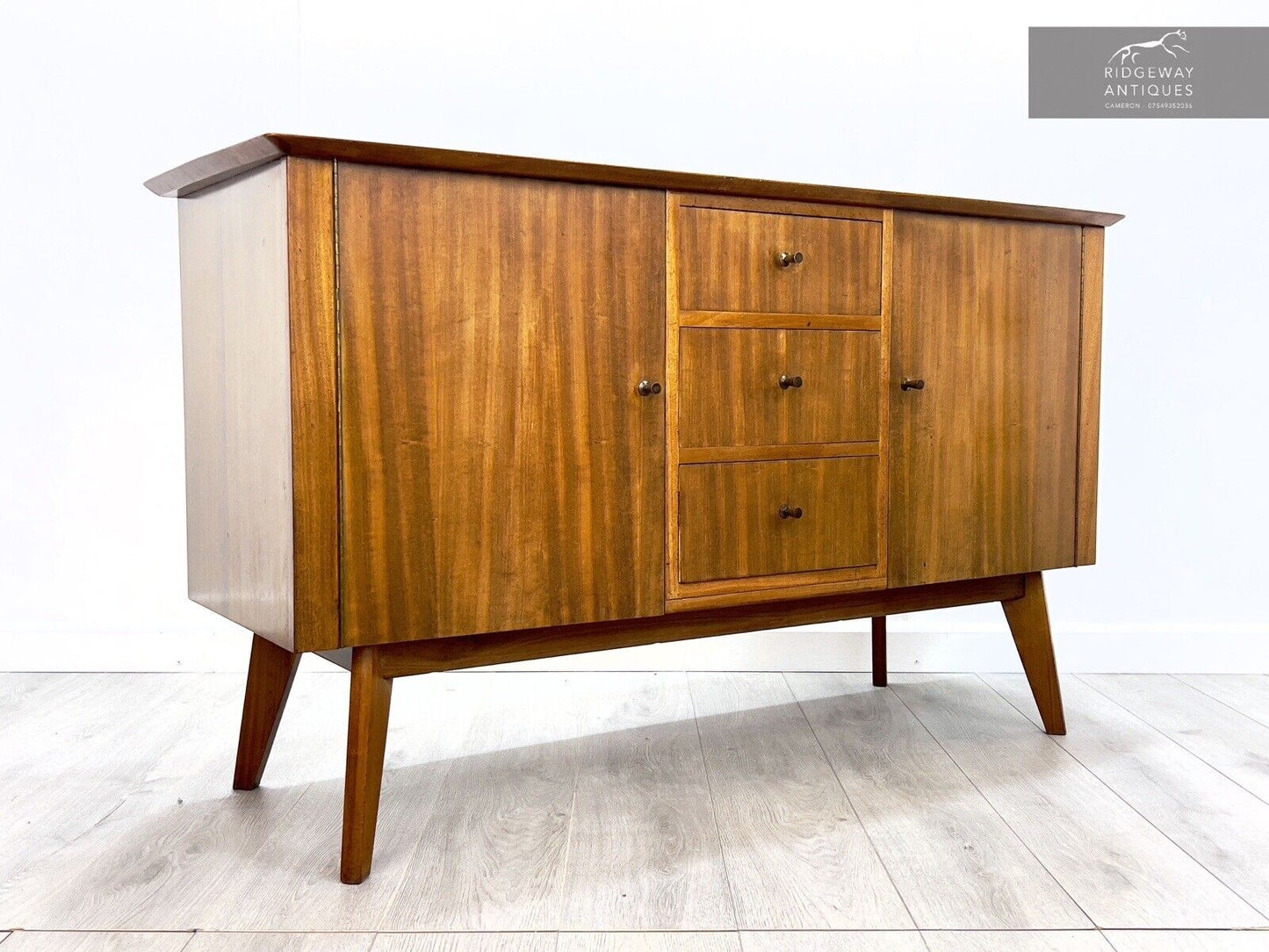 Morris of Glasgow Cumbrae Range, Mid Century Zebra Sideboard