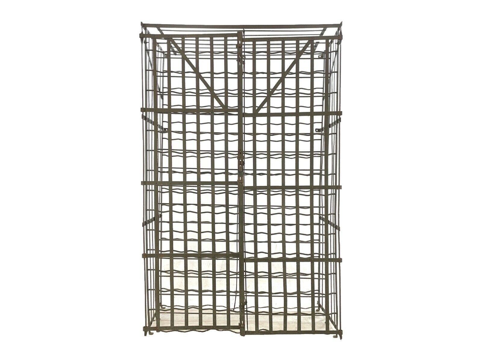 Early 20th Century, Wrought Iron French Wine Rack / Cage