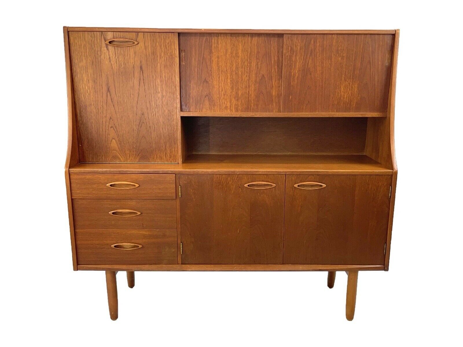 Jentique, MCM / Retro Teak Highboard / High Sideboard