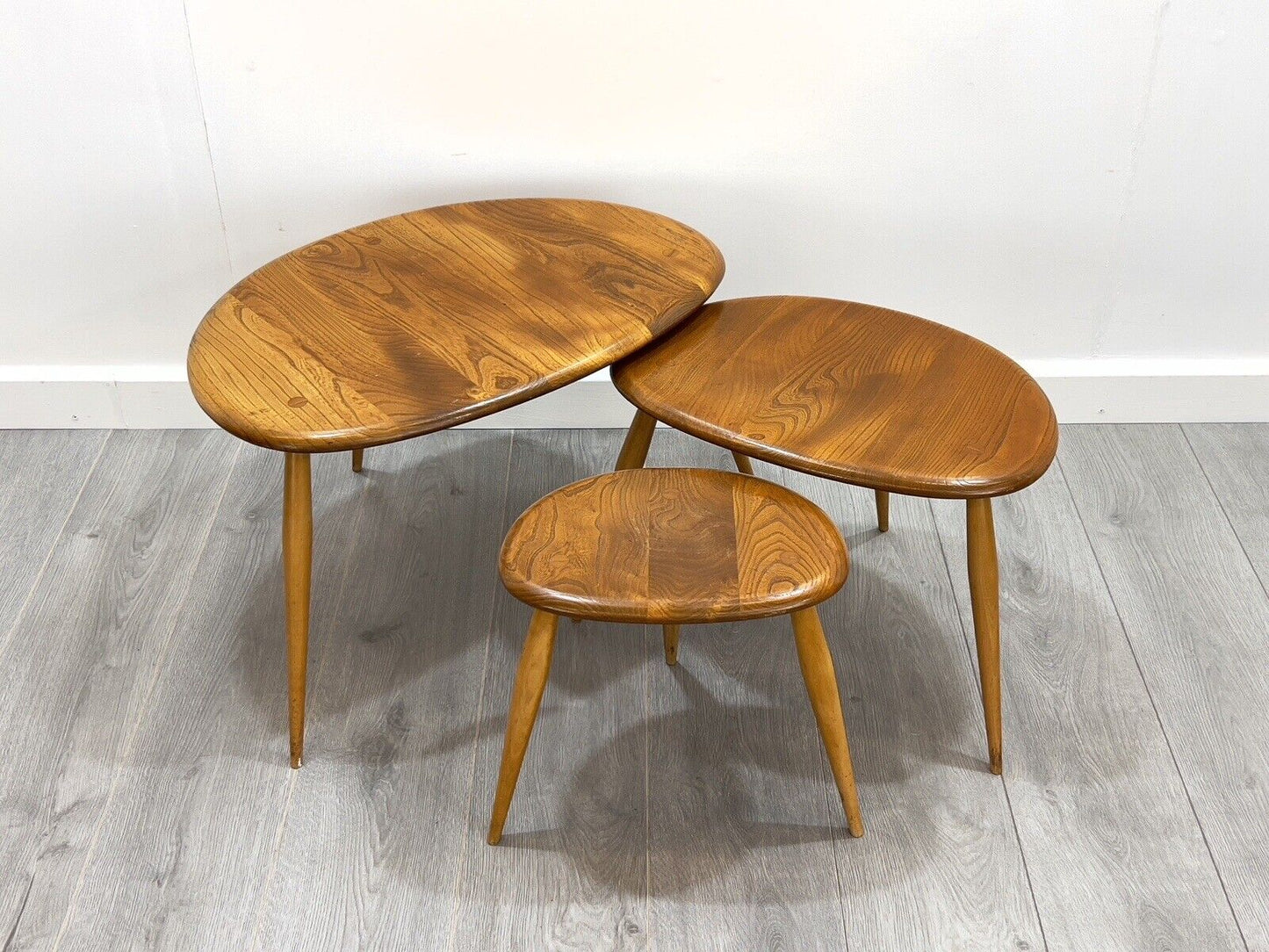 Ercol Pebble (Model 354), Mid Century Nest of Tables