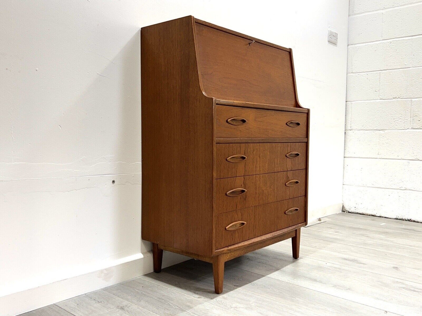 Jentique, Mid Century Teak Bureau