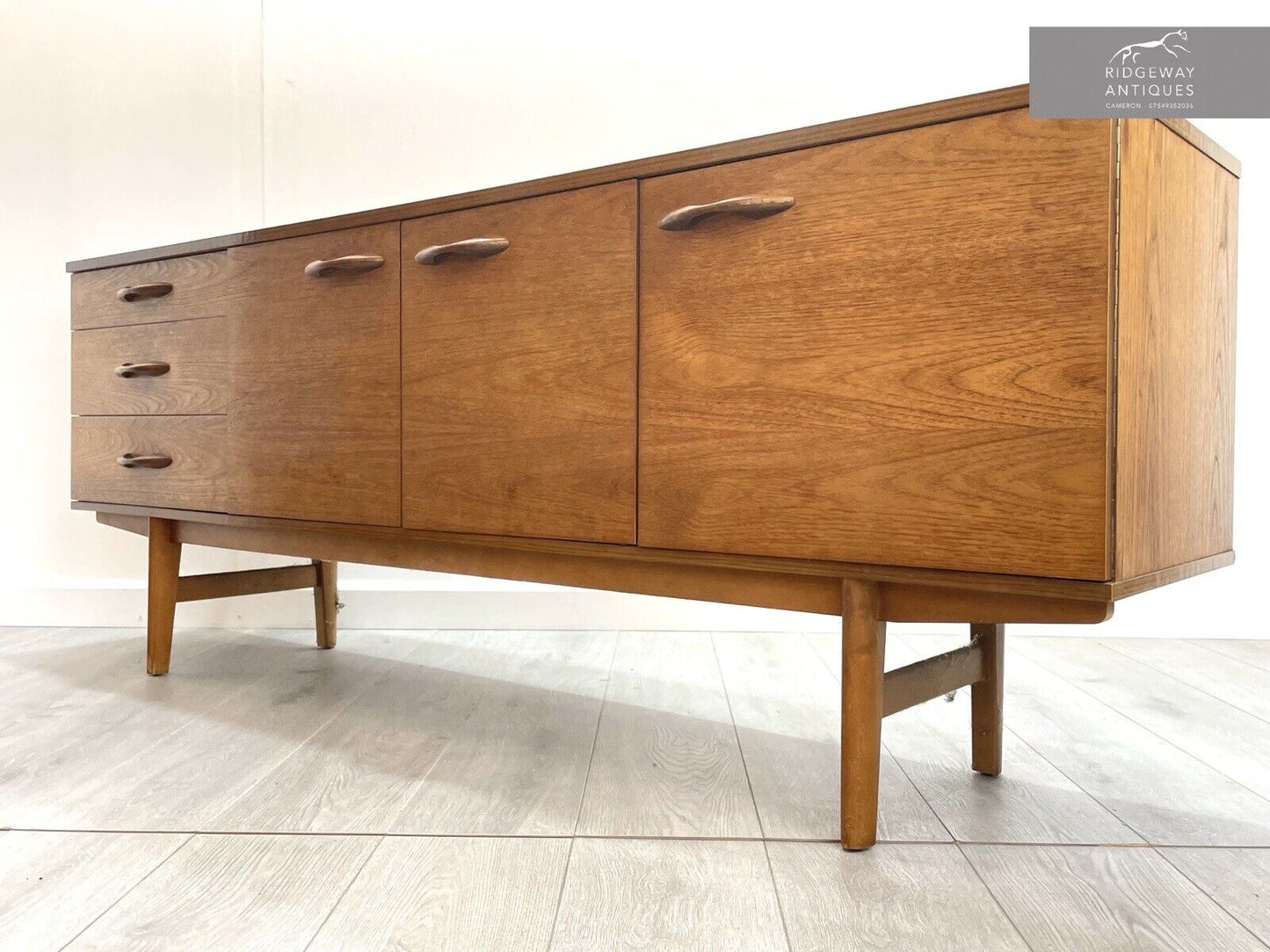 Avalon, Mid Century Long Teak Sideboard