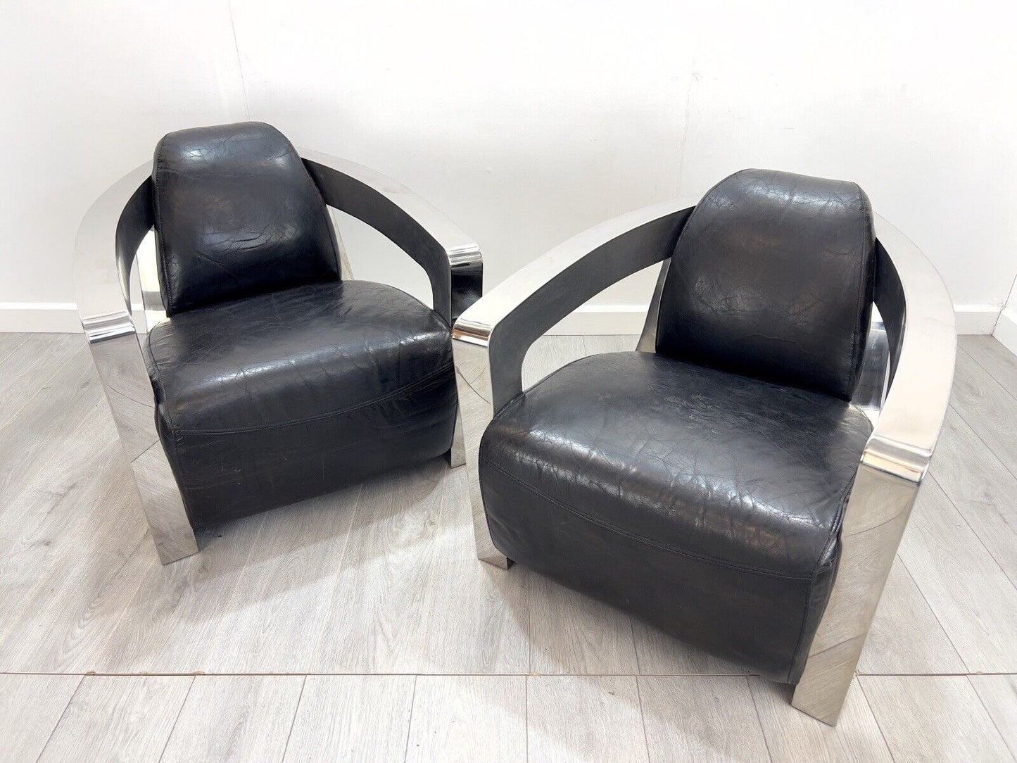Pair of Timothy Oulton, Halo Mars MK1 Chairs