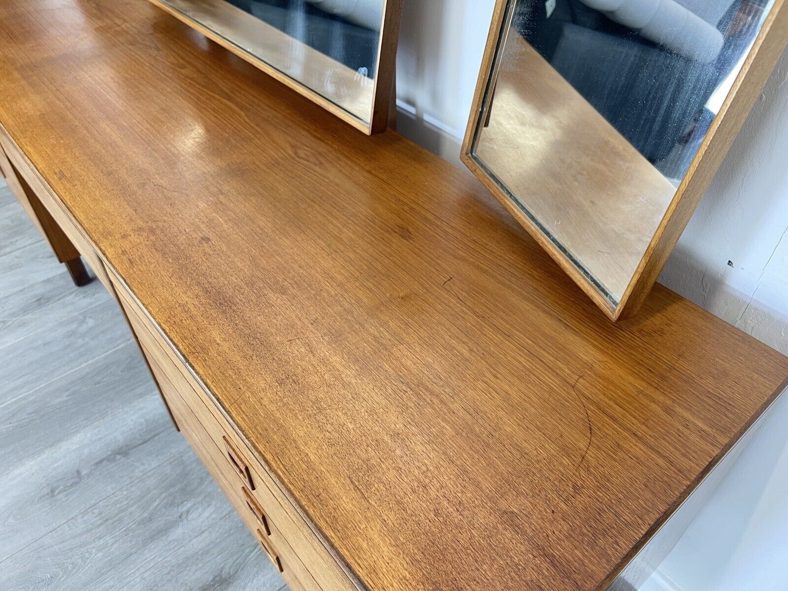 Alfred Cox, Vintage Walnut Dressing Table