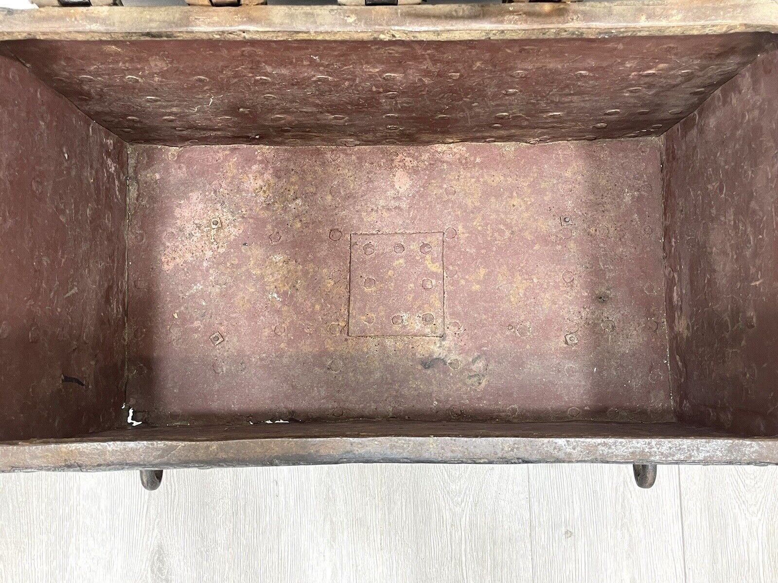 17th Century, Wrought Iron Strong Box / Armada Chest