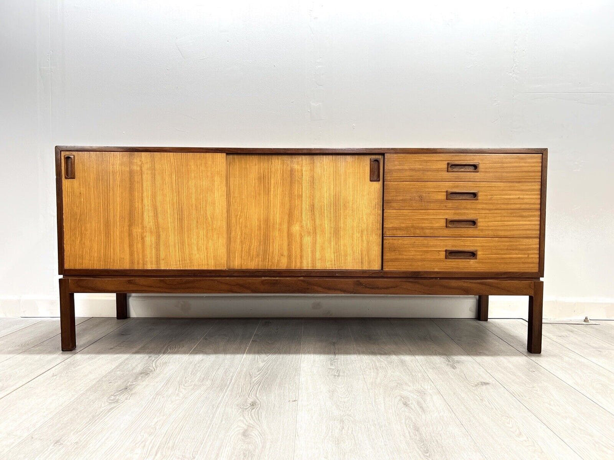 Remploy mid-century afromosia and ash sideboard