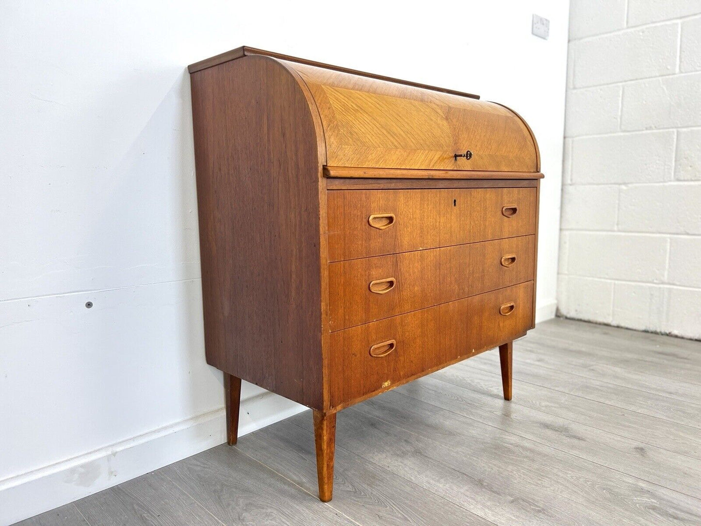 Egon Ostergaard, Vintage Swedish Teak Bureau